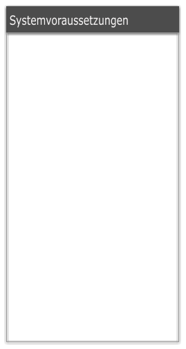 Systemvoraussetzungen